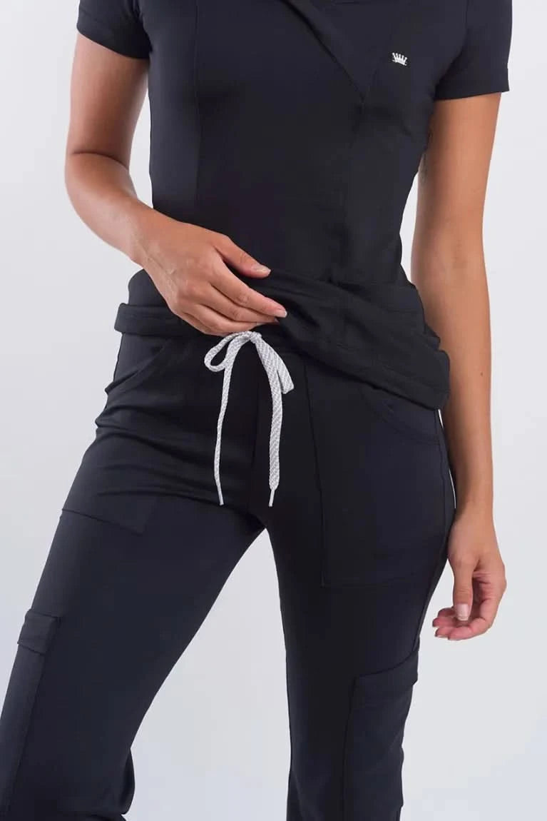 Women’s Dallas Black Scrub