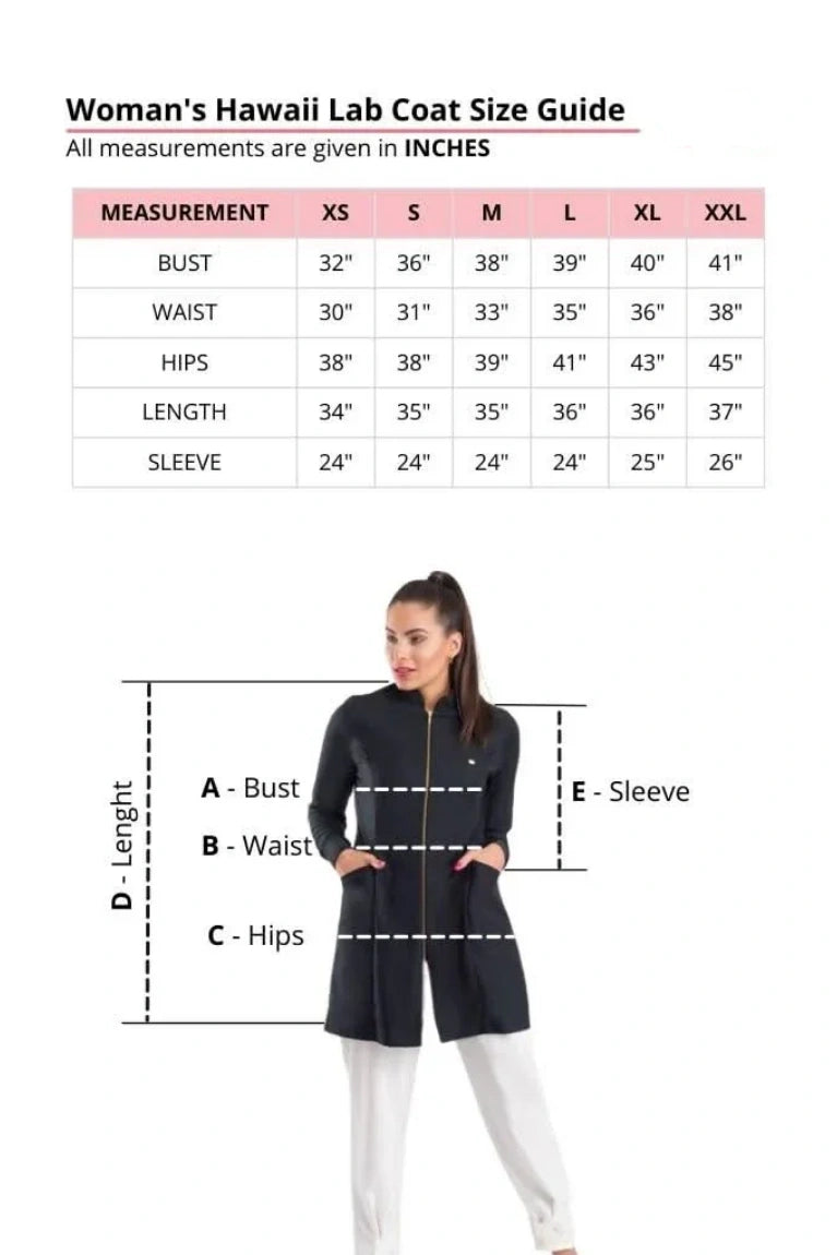 Women's Hawaii Navy Lab Coat