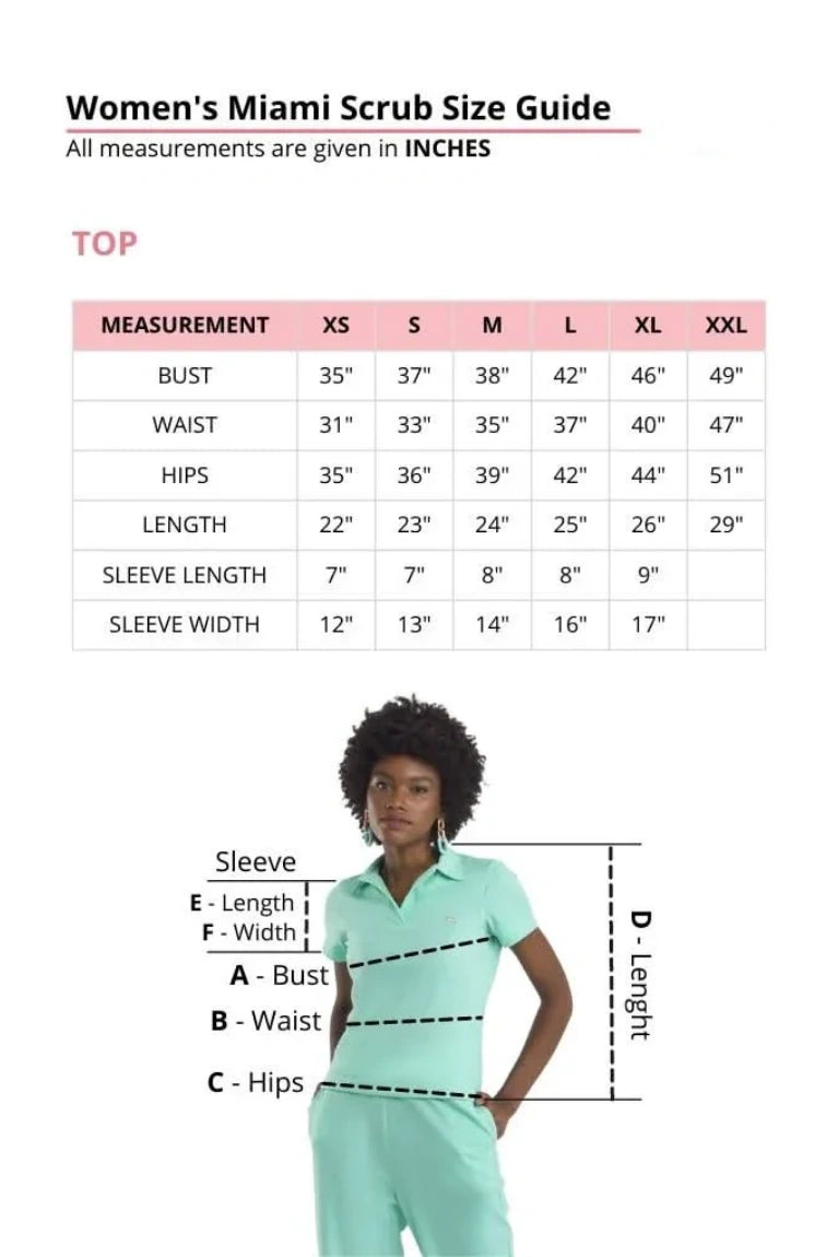 Women's Miami Tangerine Scrub