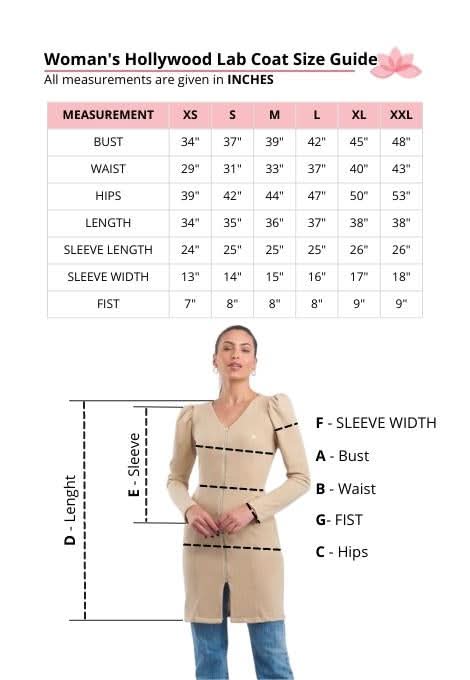 Woman's Hollywood Hot Pink Lab Coat