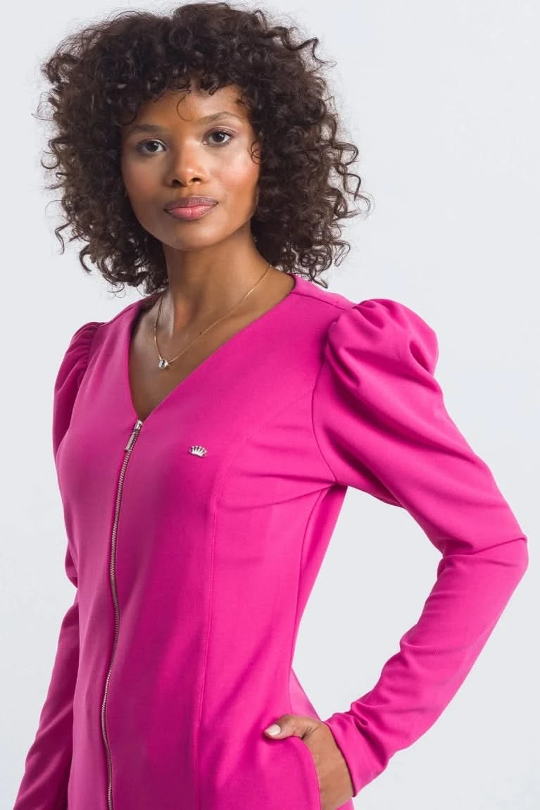 Woman's Hollywood Hot Pink Lab Coat